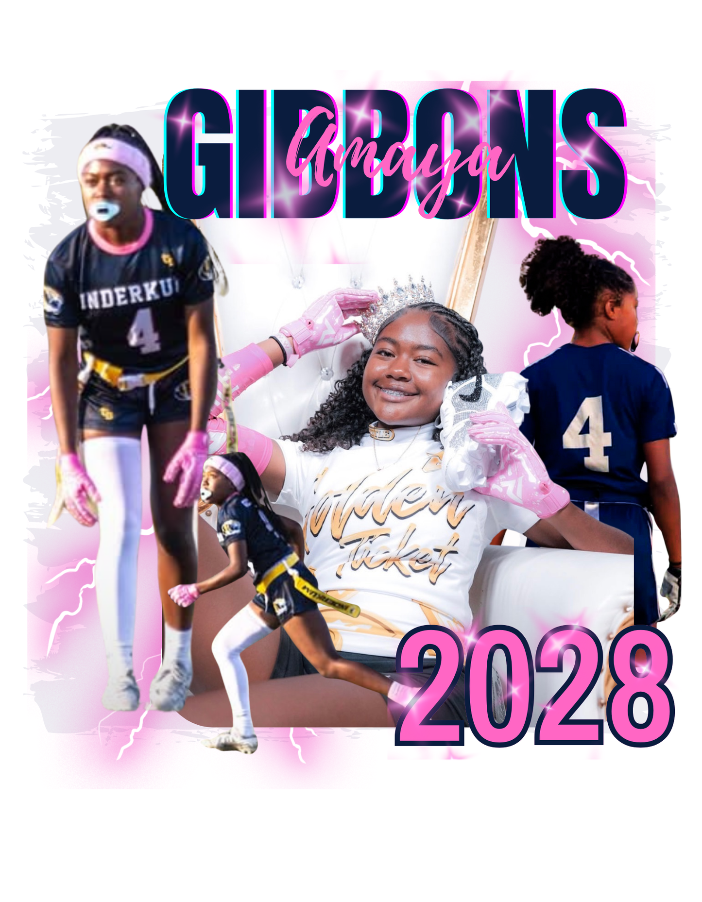 Custom Sports Collage Graphic - T-Shirt